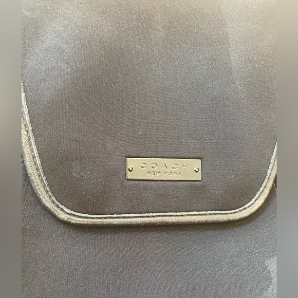 Black microfiber coach backpack, used condition - Picture 2 of 11